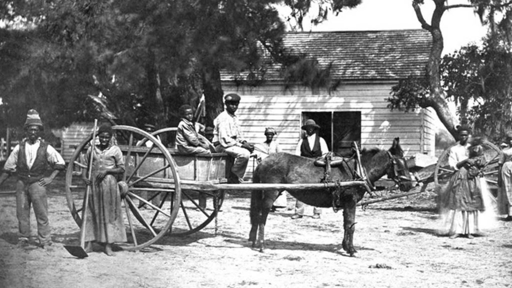 Slaves on Edisto Island, South Carolina in 1862