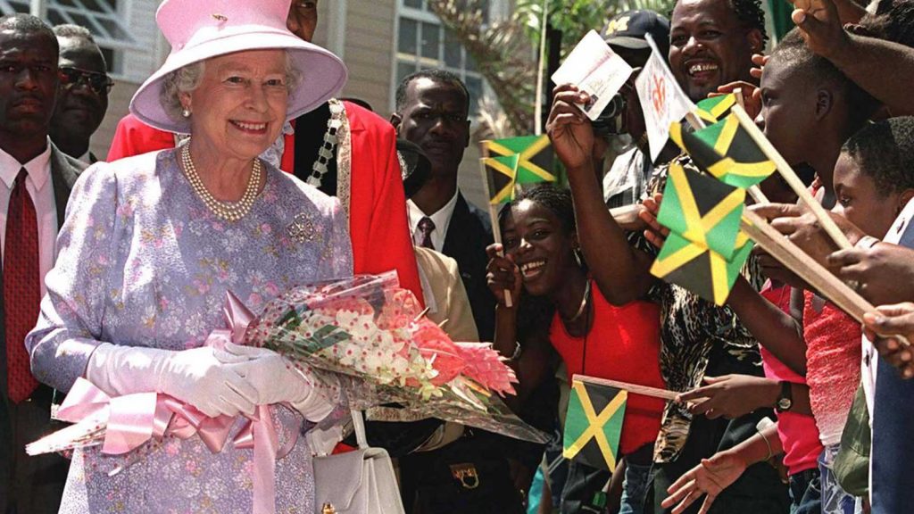 Queen Elizabeth visiting Jamaica