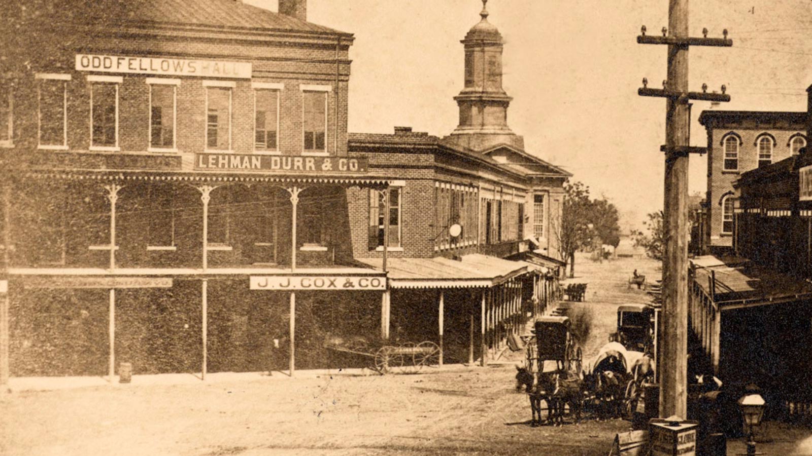 The Lehman Durr & Co. offices in Montgomery, Alabama, 1874 