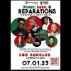 Saturday, July 1, 2023 — Reparations United and Black Pact presents Peace, Love, and Reparations Benefit Concert