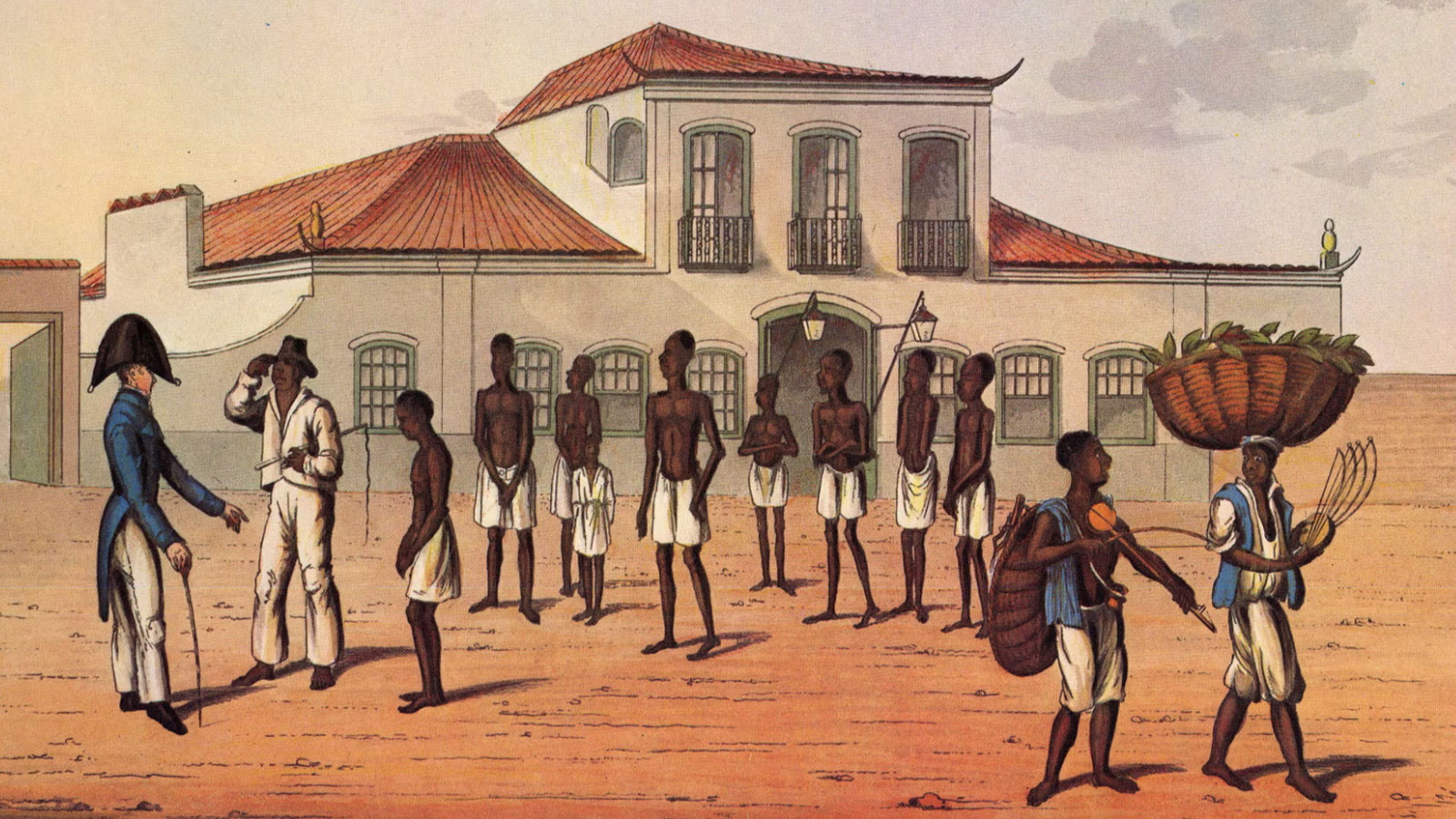 Recently arrived enslaved Africans, Rio de Janeiro, Brazil, 1819-1820. 