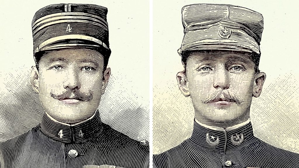 Paul Voulet and Julien Chanoine, who led the Mission Afrique Centrale in 1899.