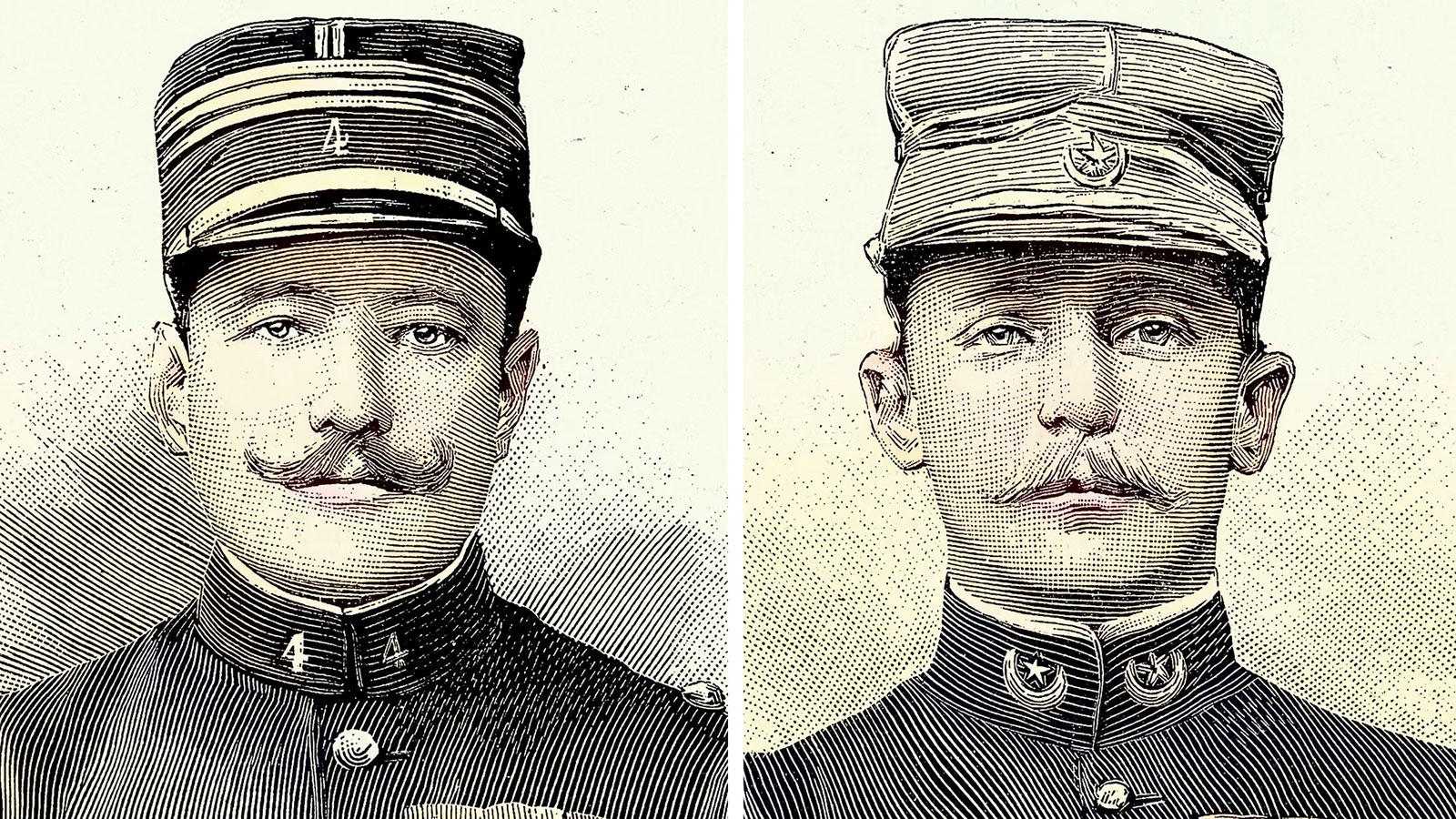 Paul Voulet and Julien Chanoine, who led the Mission Afrique Centrale in 1899.
